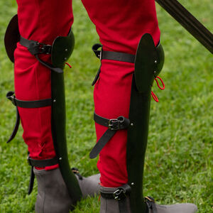 Funktionelle leichte Beinschienen mit Knieschützern „Söldner“ für Harnischfechten