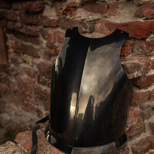 Funktioneller, leichter einteiliger Brustpanzer „Söldner“ aus Federstahl, für WMA Harnischfechten