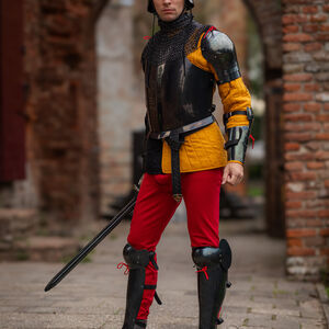 Funktioneller, leichter einteiliger Brustpanzer „Söldner“ aus Federstahl, für WMA Harnischfechten