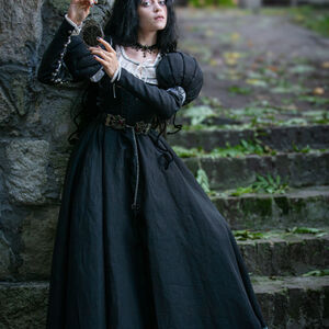 Gothic long dress "Twilight Pumpkin"