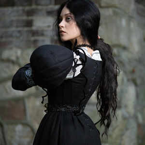 Gothic long dress "Twilight Pumpkin"