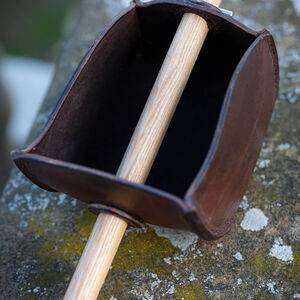 Handschutz aus gehärtetem Leder für HEMA-Stabzäune mit Griffkorb