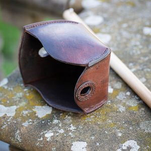 Handschutz aus gehärtetem Leder für HEMA-Stabzäune mit Griffkorb