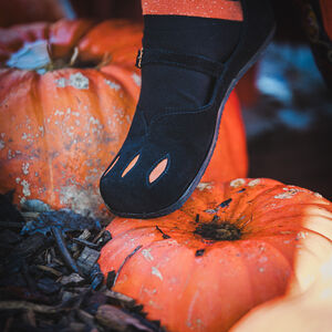 Halloween Damen Kuhmaulschuhe aus Leder