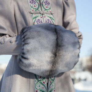 Handwärmer aus Kunstpelz „Grasiris“