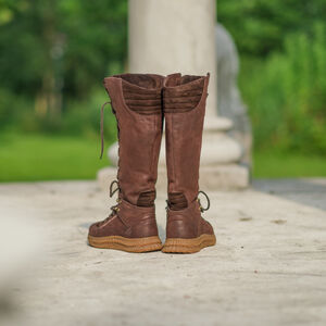 alt stiefel frauen in leder fechtschuhe