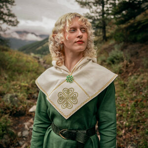 Keltische Kapuze „Hohle Hügel“ aus Merinowolle in limitierter Auflage