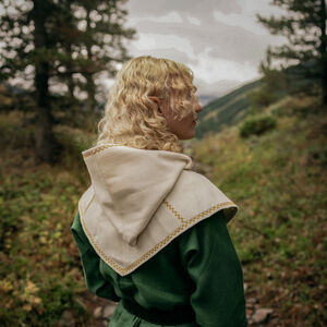 Keltische Kapuze „Hohle Hügel“ aus Merinowolle in limitierter Auflage