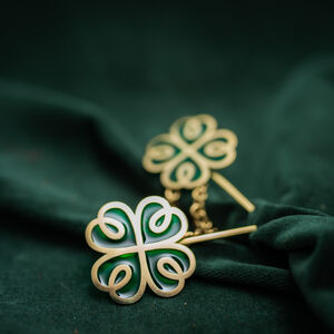 Kleeblatt-Verschluss „Hohle Hügel” im keltischen Stil