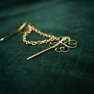 Kleeblatt-Verschluss „Hohle Hügel” im keltischen Stil