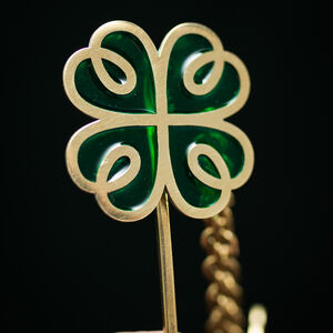 Kleeblatt-Verschluss „Hohle Hügel” im keltischen Stil