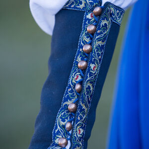 „Renaissance Erinnerung” Kleid mit Pseudo-Frauenhemd