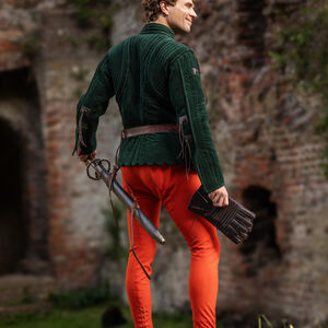 Kurzer gesteppter Gambeson aus Samt „Schwertmeister”