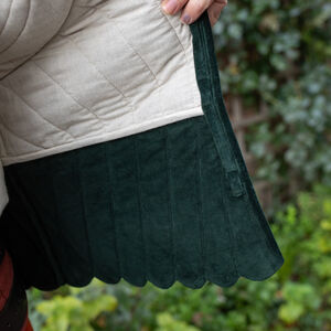 Kurzer gesteppter Gambeson aus Samt „Schwertmeister”