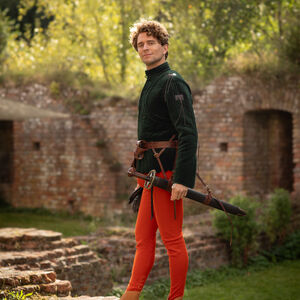 Kurzer gesteppter Gambeson aus Samt „Schwertmeister”