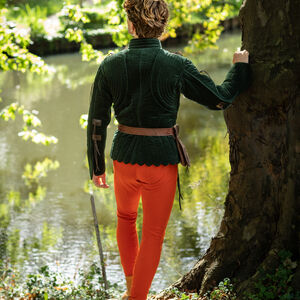 Kurzer gesteppter Gambeson aus Samt „Schwertmeister”