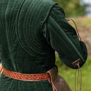 Kurzer gesteppter Gambeson aus Samt „Schwertmeister”