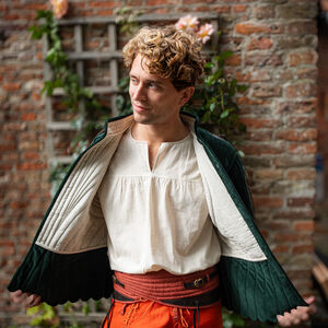 Kurzer gesteppter Gambeson aus Samt „Schwertmeister”