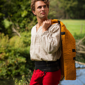 Kurzes Leinenhemd „Söldner“, Herrentunika aus der Frührenaissance