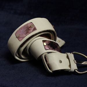 Larp Gürtel Exklusive Aus Milchweßem Leder