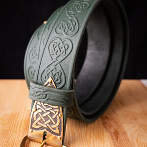 Ledergürtel im keltischen Stil „Leprechaun”