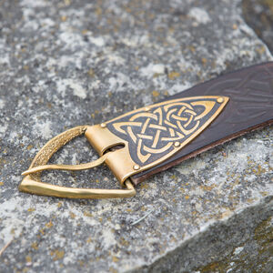 Ledergürtel im keltischen Stil „Leprechaun”