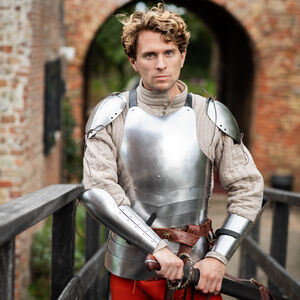 Leichter Brustpanzer aus Federstahl „Heckenritter“ für WMA, HEMA Harnischfechten