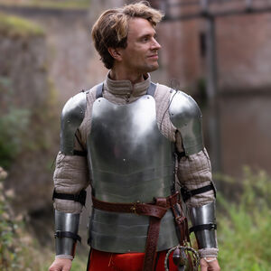 Leichter Brustpanzer aus Federstahl „Heckenritter“ für WMA, HEMA Harnischfechten