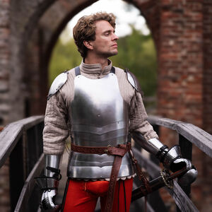 Leichter Brustpanzer aus Federstahl „Heckenritter“ für WMA, HEMA Harnischfechten