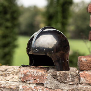 Leichter, eng anliegender Sturmhaube-Helm „Söldner“ für LARP