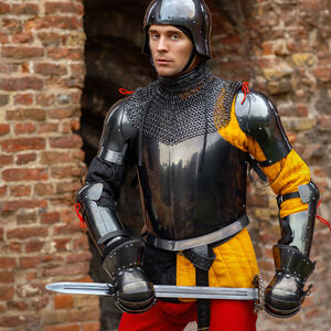 Leichter, eng anliegender Sturmhaube-Helm „Söldner“ für LARP