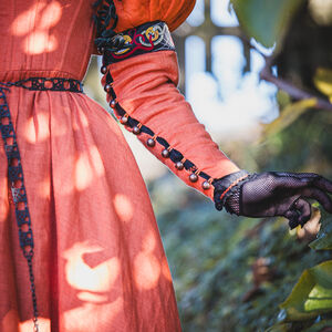 Linen Boned Corset Kirtle “Pumkin Dress"