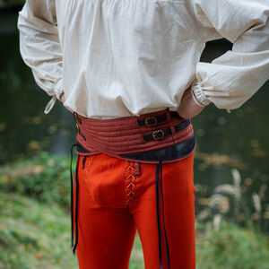 Lendenier C-Gürtel für die Beinschienen „Heckenritter“ aus Leinen