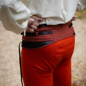 Lendenier C-Gürtel für die Beinschienen „Heckenritter“ aus Leinen