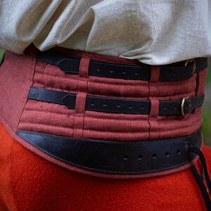 Lendenier C-Gürtel für die Beinschienen „Heckenritter“ aus Leinen