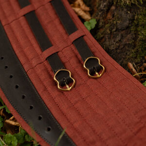 Lendenier C-Gürtel für die Beinschienen „Heckenritter“ aus Leinen