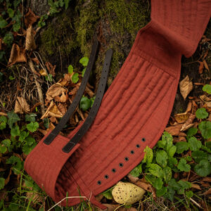 Lendenier C-Gürtel für die Beinschienen „Heckenritter“ aus Leinen