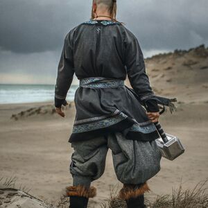 Limitierte Winter-Edition: Bestickte Wikinger-Tunika aus Wolle „Jarl Erik“