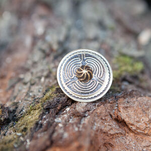 Messing-Ring „Das Labyrinth“