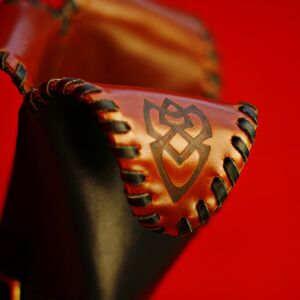 Mitelalter/fantasie Leder Stiefel "Glocken"