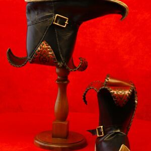 Mitelalter/fantasie Leder Stiefel "Glocken"