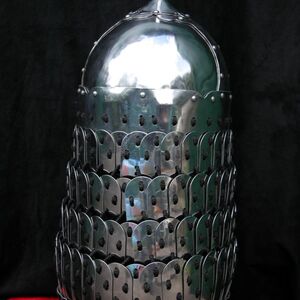 Mittelalter Asiatischer Lamellenhelm