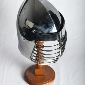 Mittelalter Beckenhaube Mit Gesichtschutz