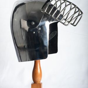 Mittelalter Beckenhaube Mit Gesichtschutz