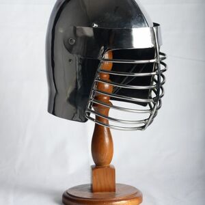 Mittelalter Beckenhaube Mit Gesichtschutz