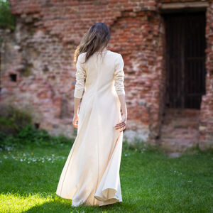 Mittelalter Chemise aus Baumwoll-Leinen-Mischgewebe „Ellette” Damen Untertunika