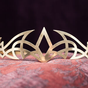 Mittelalter Diadem aus Messing