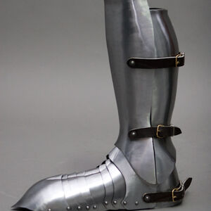 Mittelalter Eisenschuhe für Beinschutz
