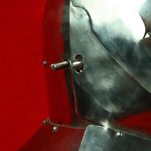 Mittelalter Exklusiver Armet Kampfhelm