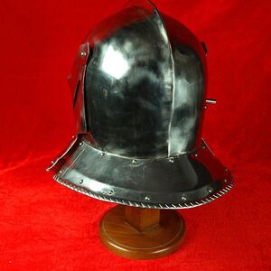 Mittelalter Exklusiver Armet Kampfhelm
